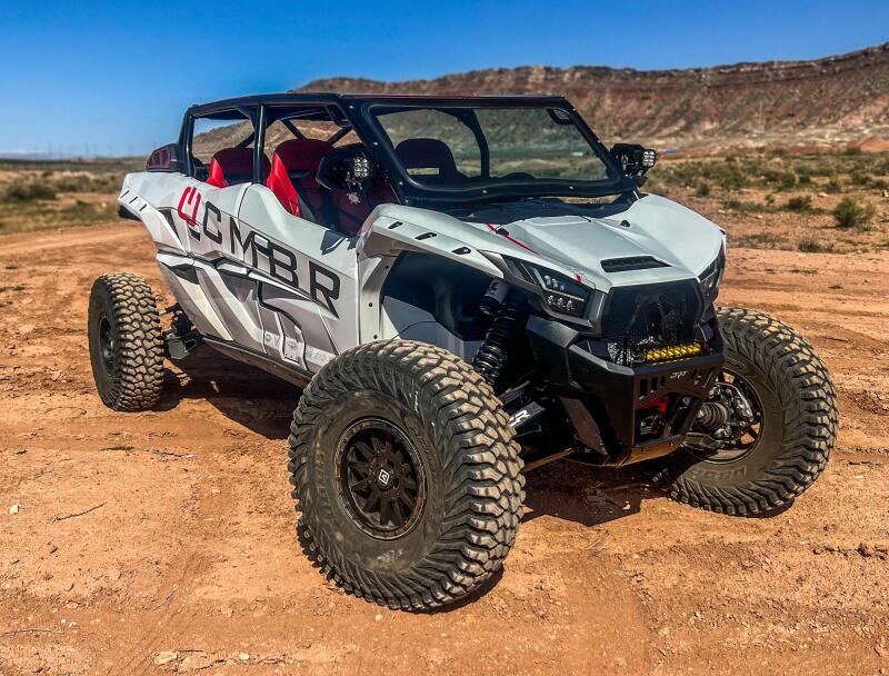 Kawasaki Teryx KRX4 Seat Mounts - Rear - PRP Seats - EZ remove design - `20-`27